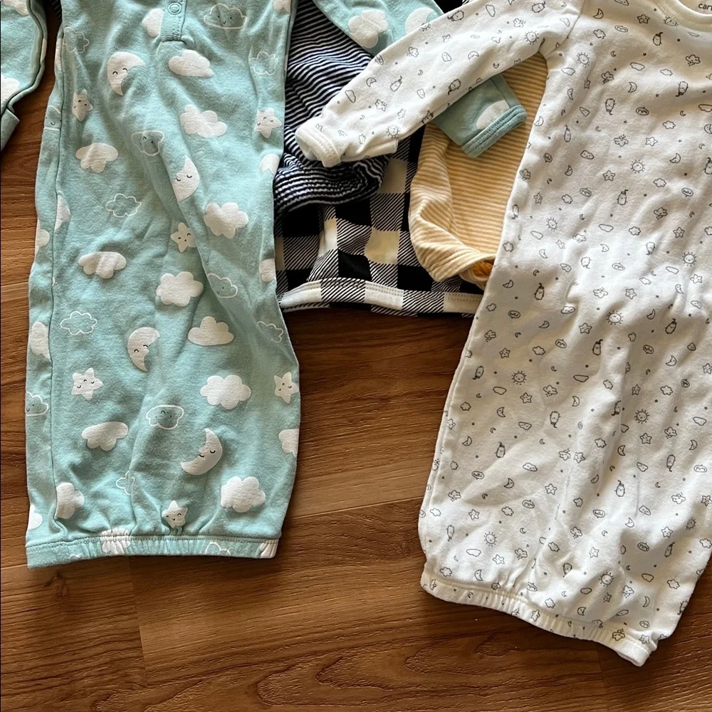 Set of 5 Carter's Baby Sleep Sacks